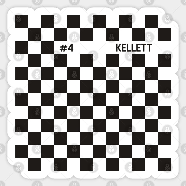 Dalton Kellett Racing Flag Sticker by GreazyL